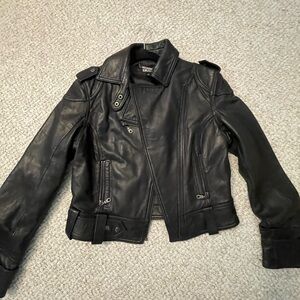 DKNY leather jacket